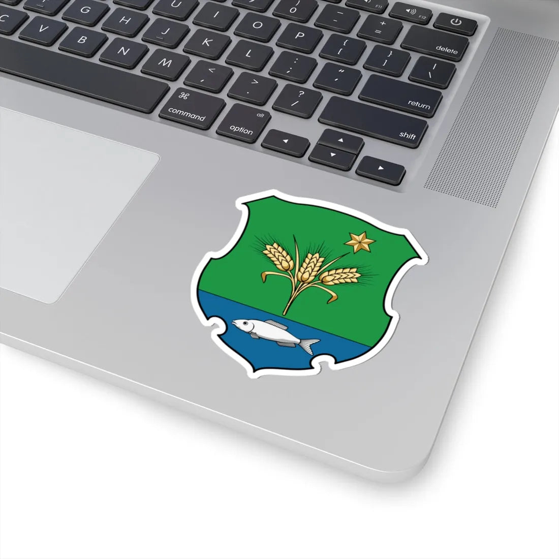 Coa Hungary Town Geszteréd (Hungary) (Coat of Arms) STICKER Vinyl Kiss-Cut Decal - The Sticker Space