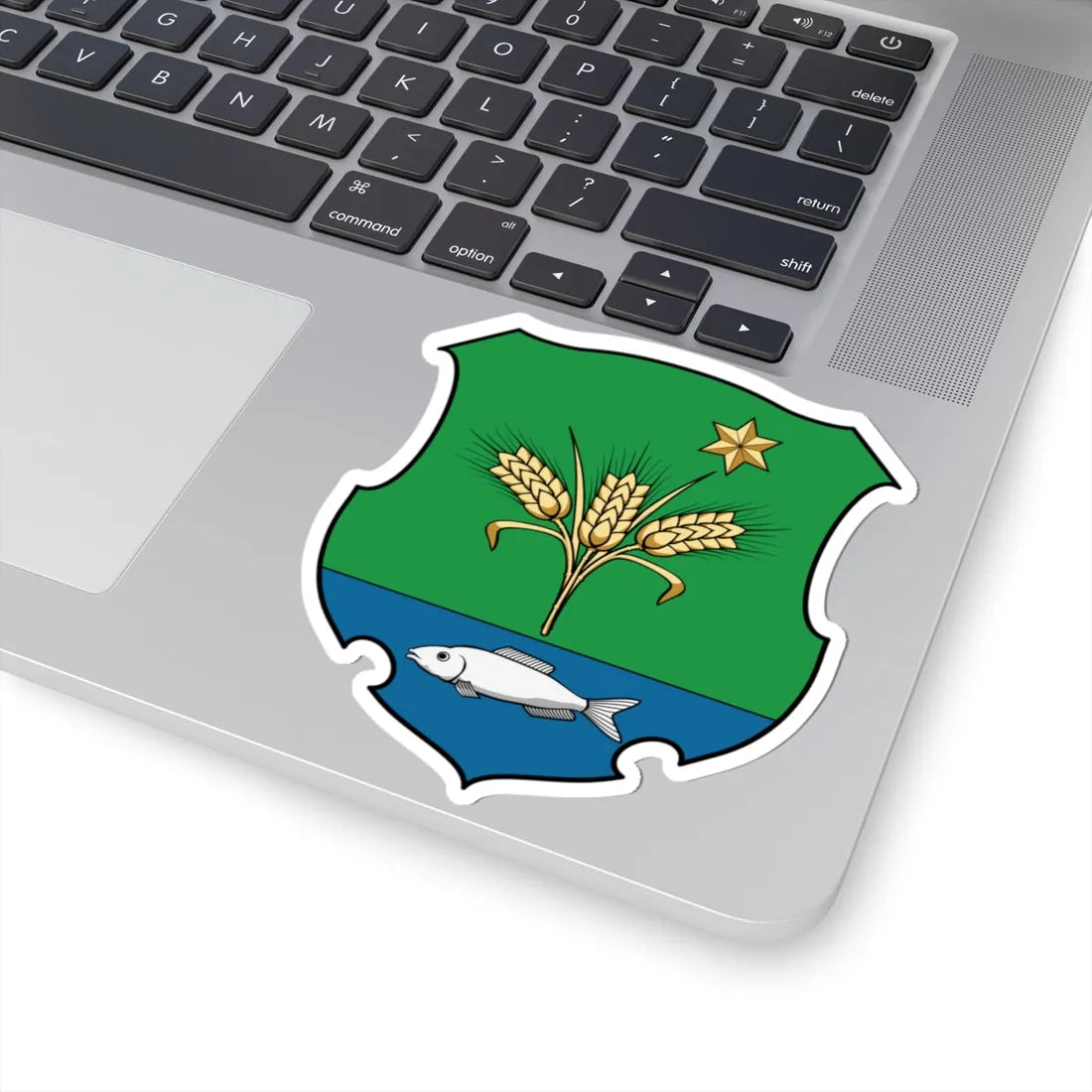 Coa Hungary Town Geszteréd (Hungary) (Coat of Arms) STICKER Vinyl Kiss-Cut Decal - The Sticker Space
