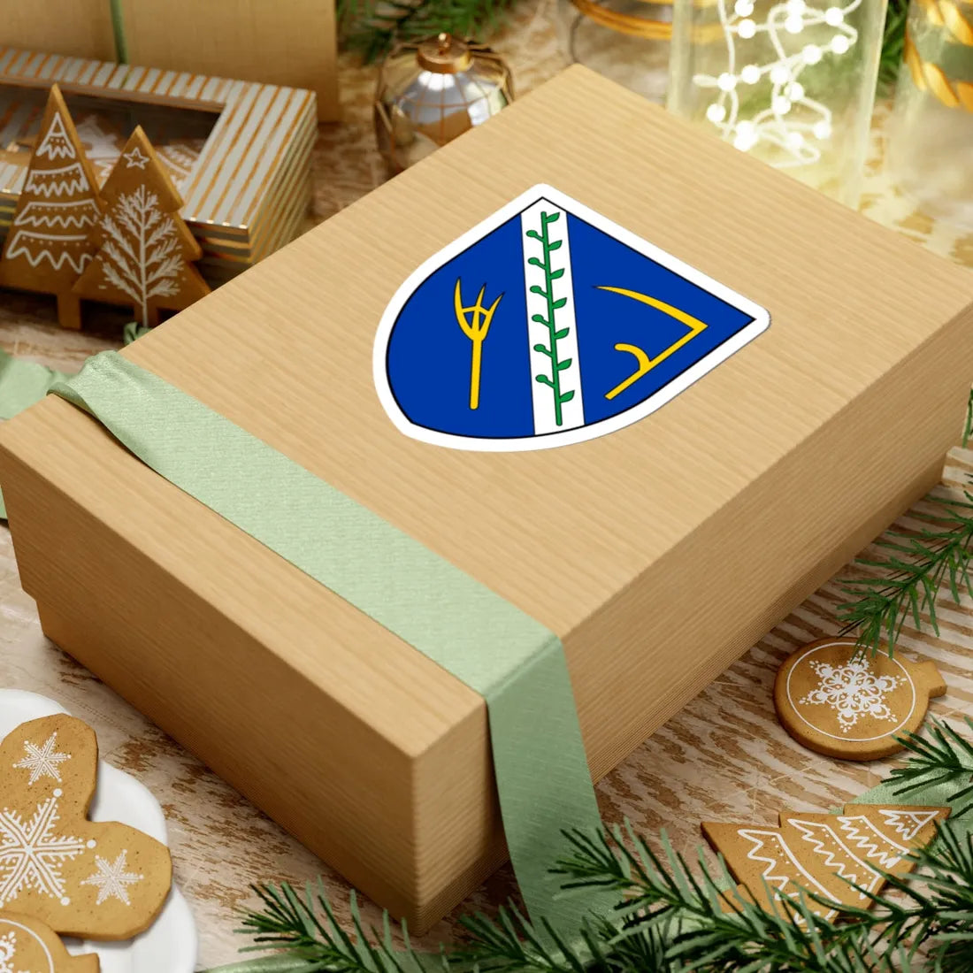 Coa Hungary Town Gige (Hungary) (Coat of Arms) STICKER Vinyl Kiss-Cut Decal - The Sticker Space