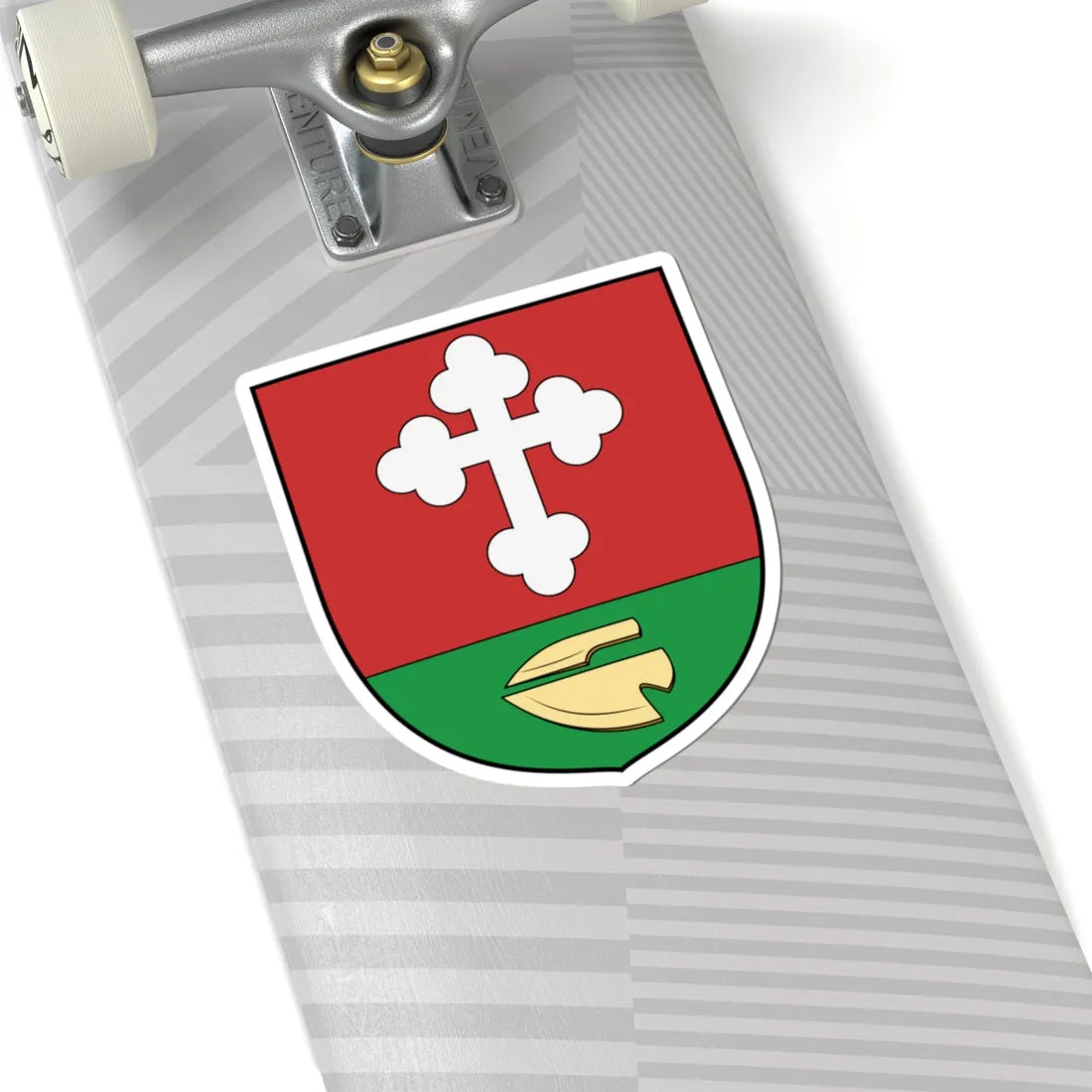 Coa Hungary Town Györe (Hungary) (Coat of Arms) STICKER Vinyl Kiss-Cut Decal - The Sticker Space