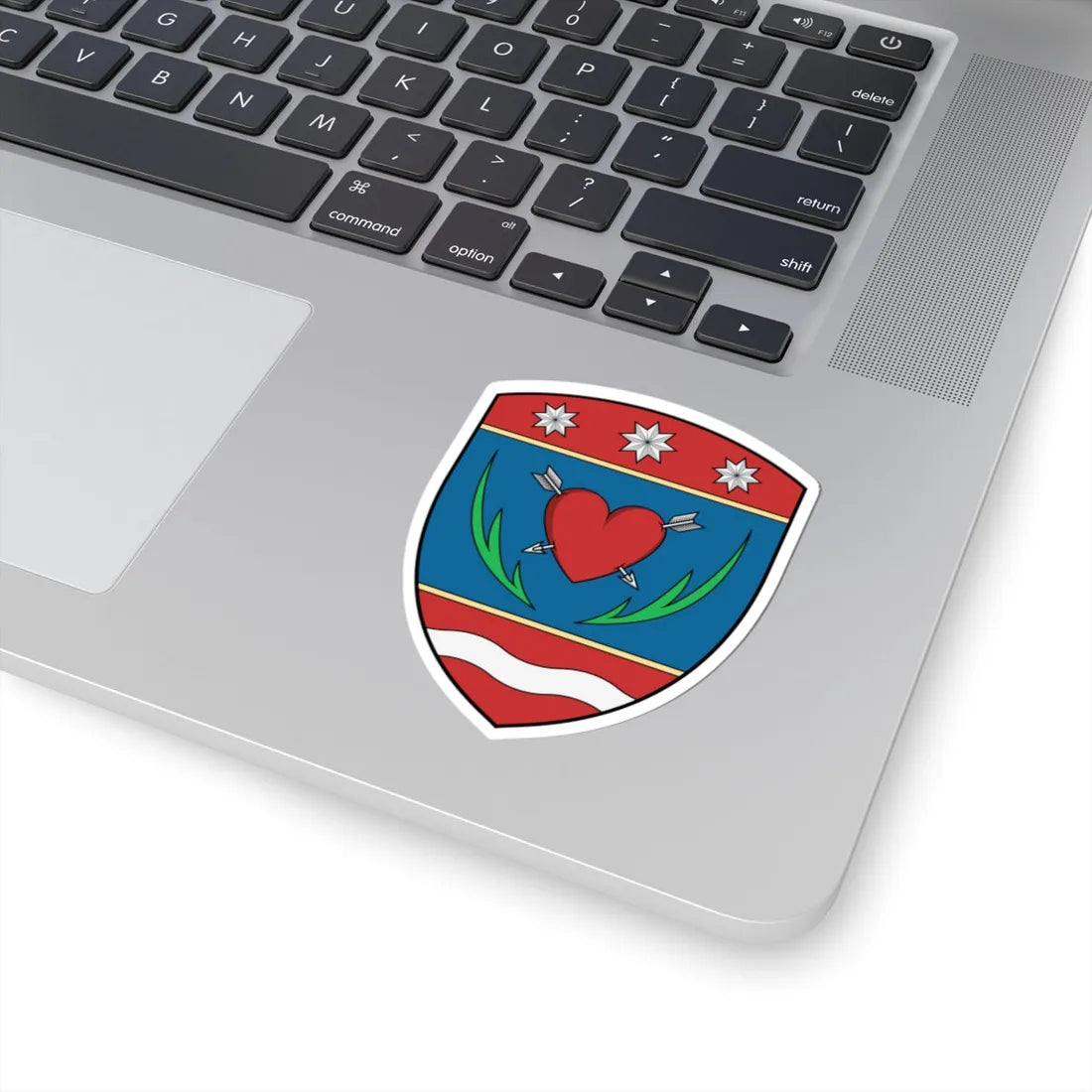 Coa Hungary Town Győrsövényház (Hungary) (Coat of Arms) STICKER Vinyl Kiss-Cut Decal - The Sticker Space