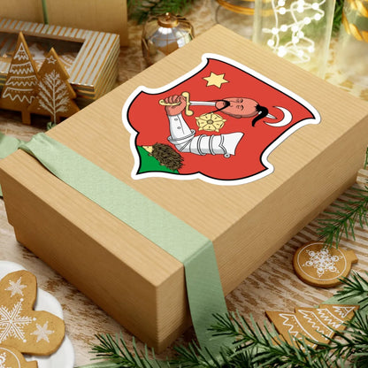 Coa Hungary Town Hajdúdorog (Hungary) (Coat of Arms) STICKER Vinyl Kiss-Cut Decal - The Sticker Space