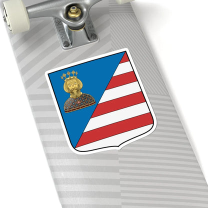 Coa Hungary Town Halásztelek (Hungary) (Coat of Arms) STICKER Vinyl Kiss-Cut Decal - The Sticker Space