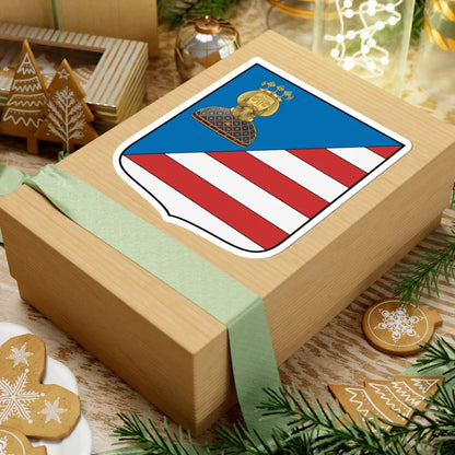 Coa Hungary Town Halásztelek (Hungary) (Coat of Arms) STICKER Vinyl Kiss-Cut Decal - The Sticker Space