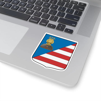 Coa Hungary Town Halásztelek (Hungary) (Coat of Arms) STICKER Vinyl Kiss-Cut Decal - The Sticker Space