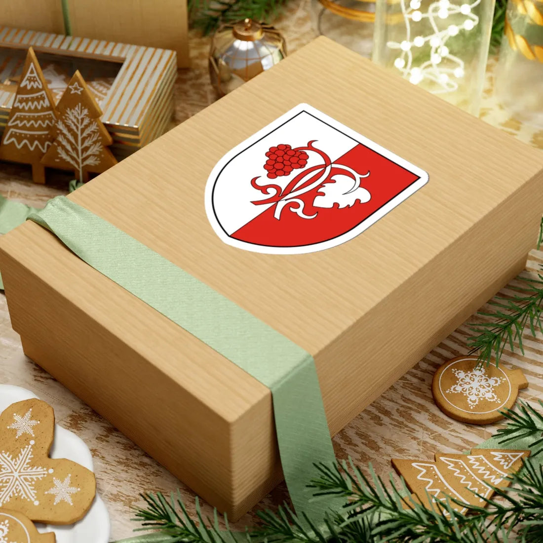 Coa Hungary Town Helvécia (Hungary) (Coat of Arms) STICKER Vinyl Kiss-Cut Decal - The Sticker Space