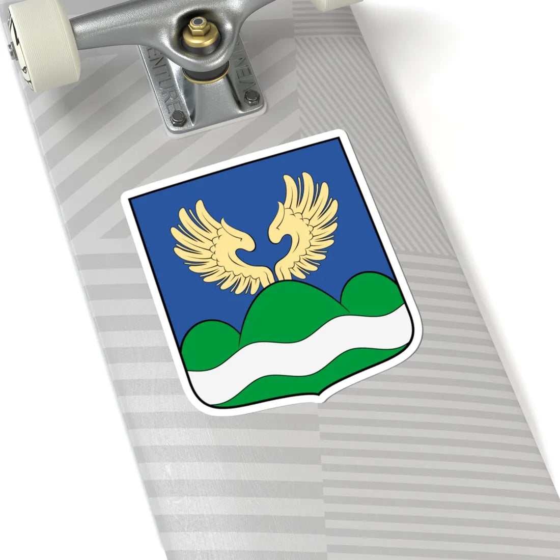 Coa Hungary Town Hernádbűd (Hungary) (Coat of Arms) STICKER Vinyl Kiss-Cut Decal - The Sticker Space