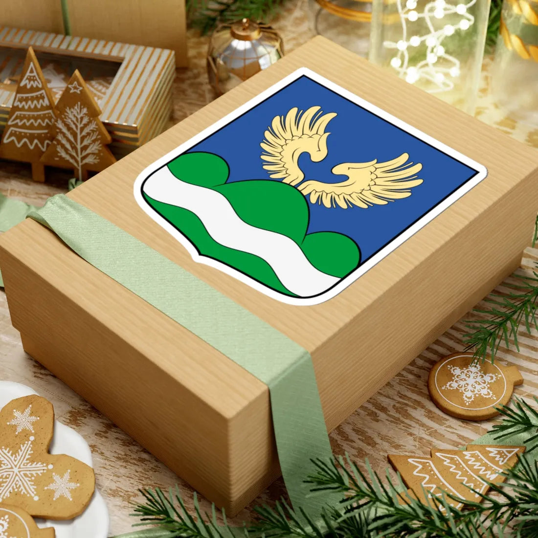 Coa Hungary Town Hernádbűd (Hungary) (Coat of Arms) STICKER Vinyl Kiss-Cut Decal - The Sticker Space