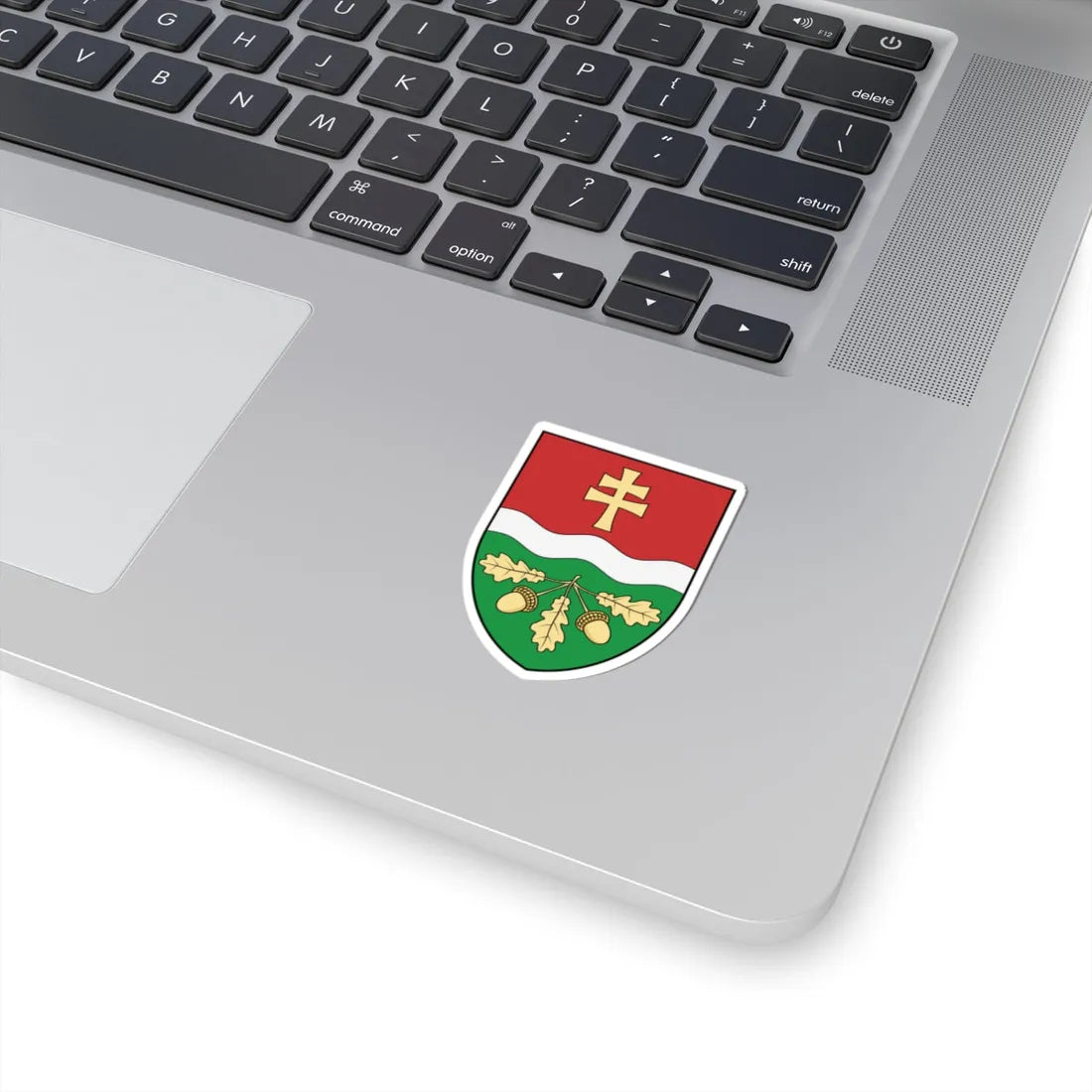 Coa Hungary Town Hetyefő (Hungary) (Coat of Arms) STICKER Vinyl Kiss-Cut Decal - The Sticker Space