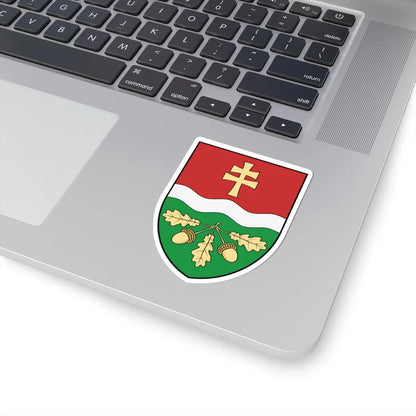 Coa Hungary Town Hetyefő (Hungary) (Coat of Arms) STICKER Vinyl Kiss-Cut Decal - The Sticker Space