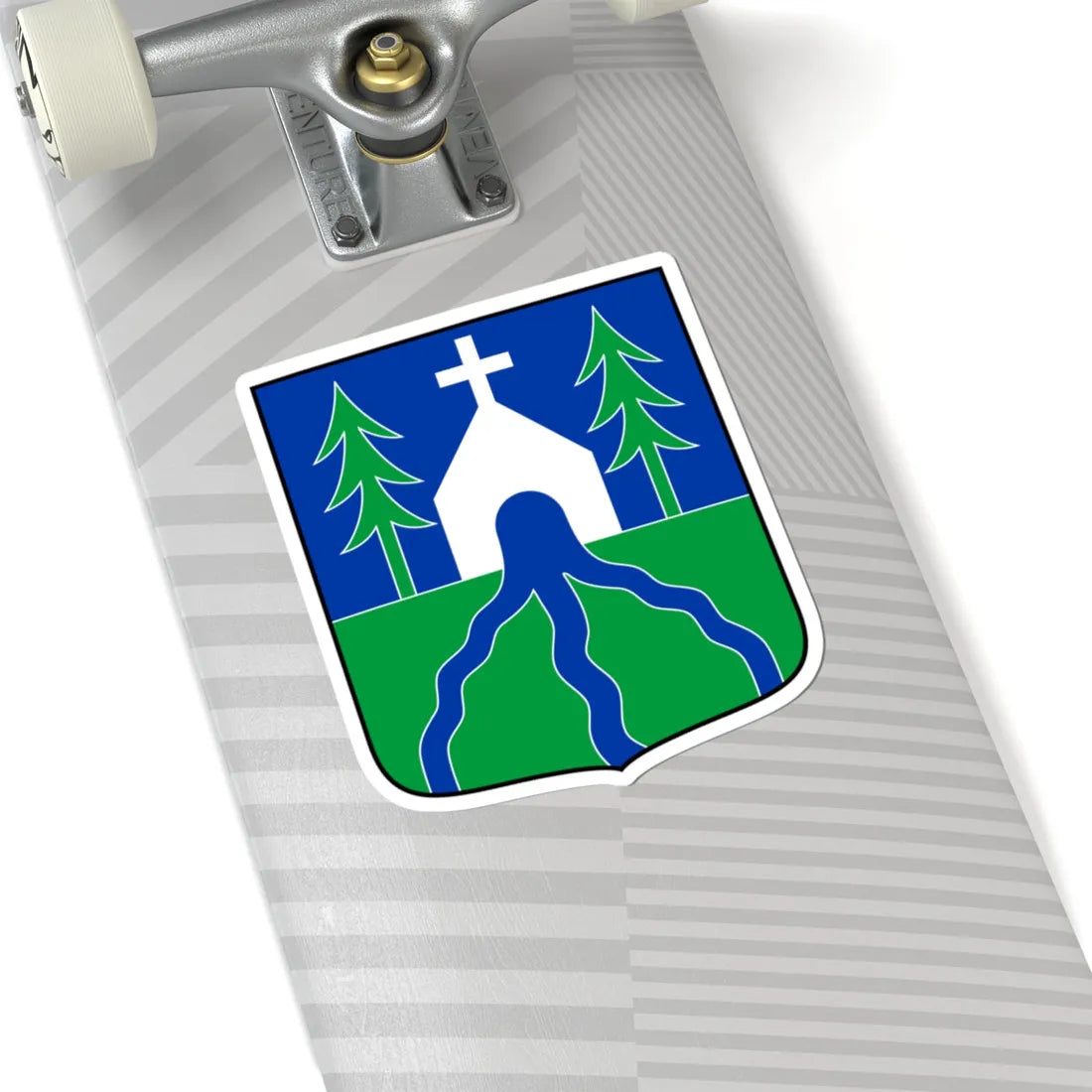 Coa Hungary Town Hidegkút (Hungary) (Coat of Arms) STICKER Vinyl Kiss-Cut Decal - The Sticker Space