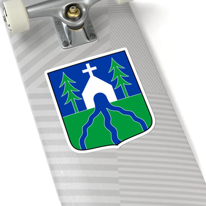 Coa Hungary Town Hidegkút (Hungary) (Coat of Arms) STICKER Vinyl Kiss-Cut Decal - The Sticker Space