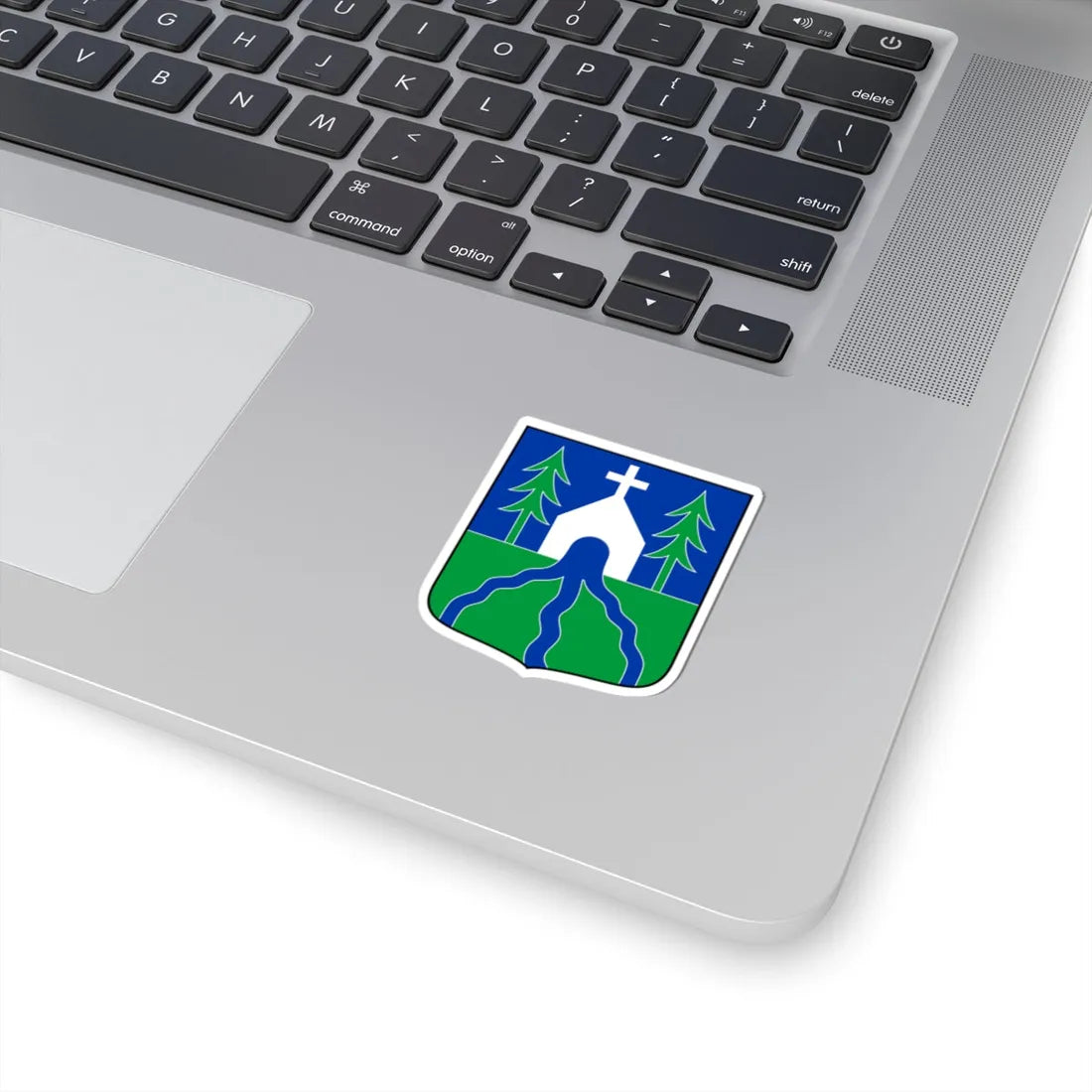 Coa Hungary Town Hidegkút (Hungary) (Coat of Arms) STICKER Vinyl Kiss-Cut Decal - The Sticker Space