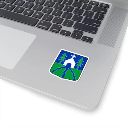 Coa Hungary Town Hidegkút (Hungary) (Coat of Arms) STICKER Vinyl Kiss-Cut Decal - The Sticker Space