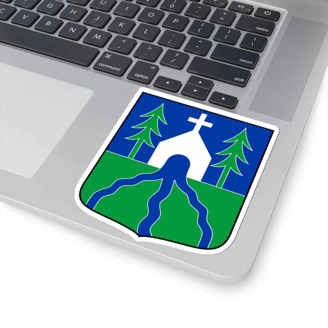 Coa Hungary Town Hidegkút (Hungary) (Coat of Arms) STICKER Vinyl Kiss-Cut Decal - The Sticker Space