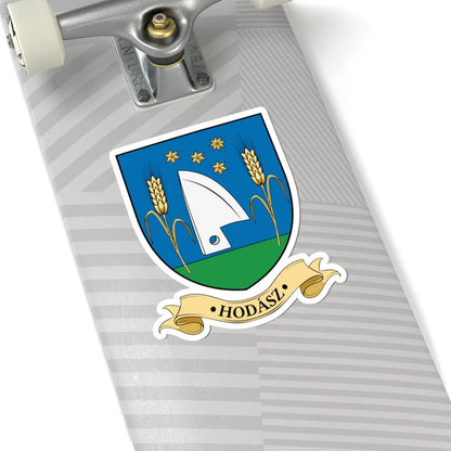 Coa Hungary Town Hodász (Hungary) (Coat of Arms) STICKER Vinyl Kiss-Cut Decal - The Sticker Space