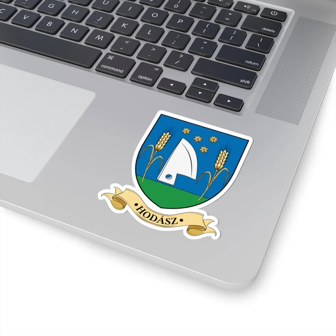 Coa Hungary Town Hodász (Hungary) (Coat of Arms) STICKER Vinyl Kiss-Cut Decal - The Sticker Space