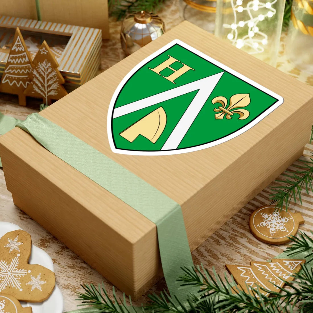 Coa Hungary Town Hosztót (Hungary) (Coat of Arms) STICKER Vinyl Kiss-Cut Decal - The Sticker Space