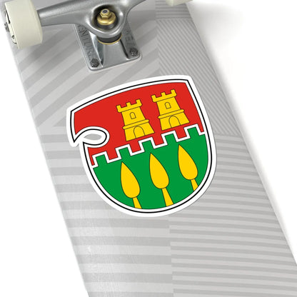 Coa Hungary Town Háromfa (Hungary) (Coat of Arms) STICKER Vinyl Kiss-Cut Decal - The Sticker Space