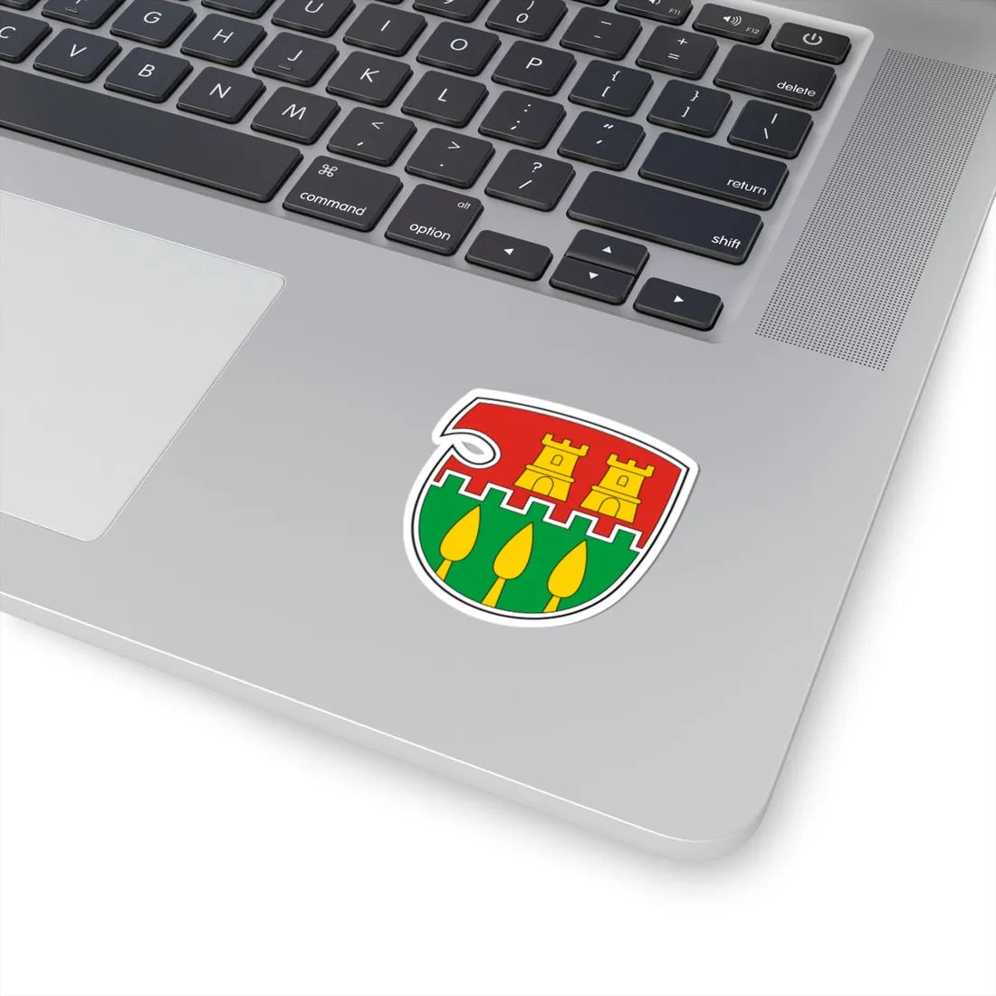 Coa Hungary Town Háromfa (Hungary) (Coat of Arms) STICKER Vinyl Kiss-Cut Decal - The Sticker Space