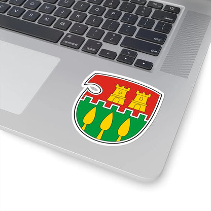 Coa Hungary Town Háromfa (Hungary) (Coat of Arms) STICKER Vinyl Kiss-Cut Decal - The Sticker Space