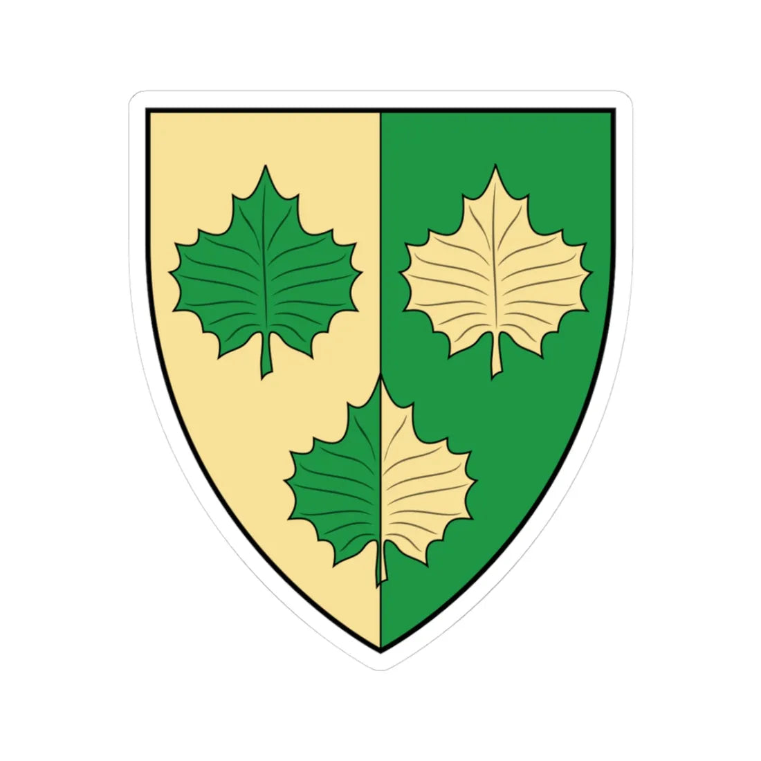 Coa Hungary Town Iharos (Hungary) (Coat of Arms) STICKER Vinyl Kiss-Cut Decal 3 Inch White - The Sticker Space