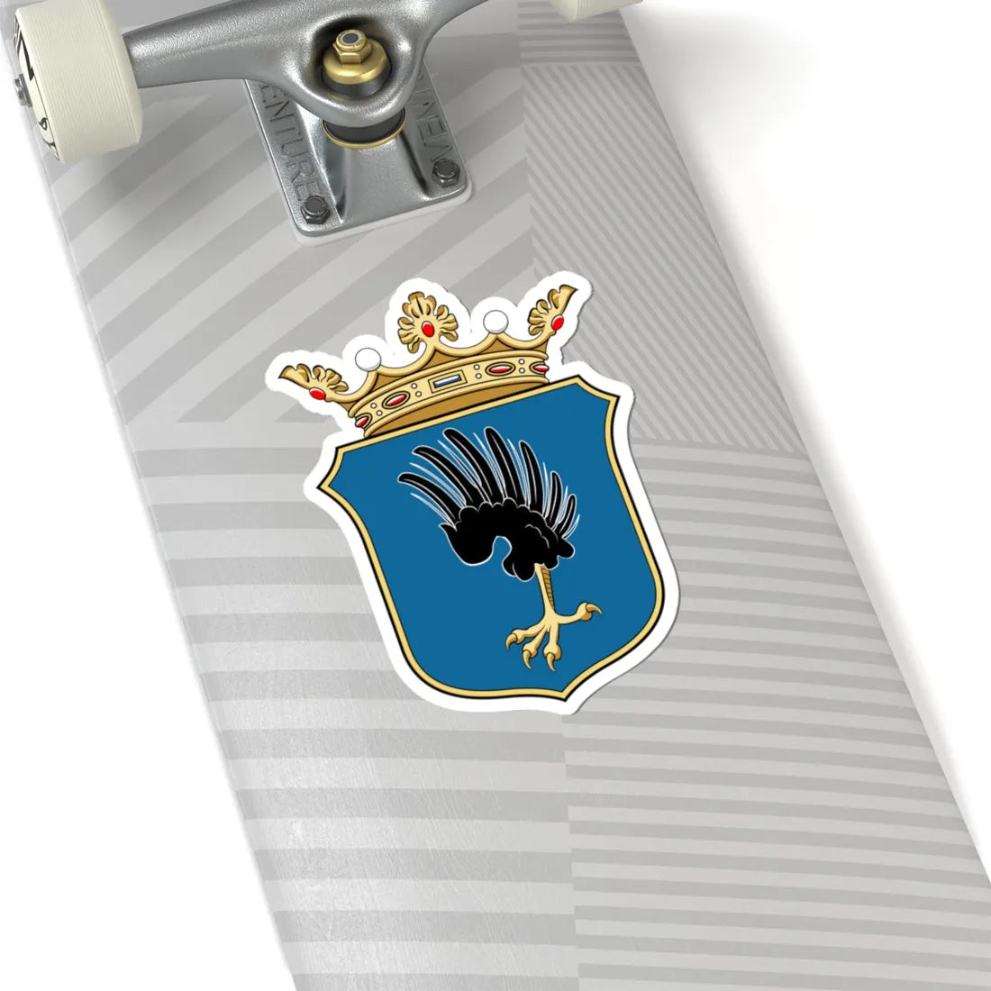 Coa Hungary Town Iklanberény (Hungary) (Coat of Arms) STICKER Vinyl Kiss-Cut Decal - The Sticker Space