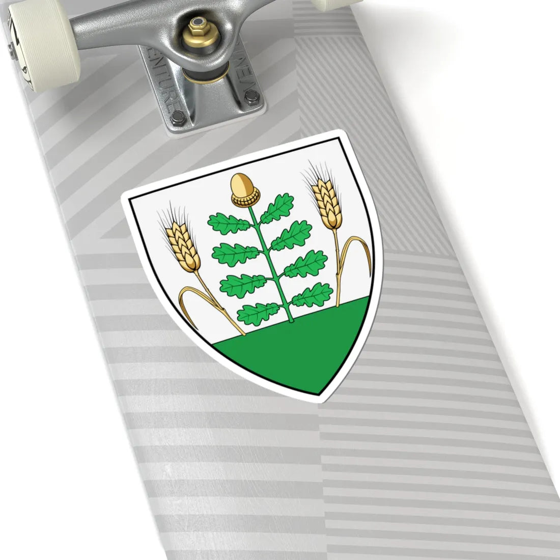 Coa Hungary Town Iván (Hungary) (Coat of Arms) STICKER Vinyl Kiss-Cut Decal - The Sticker Space