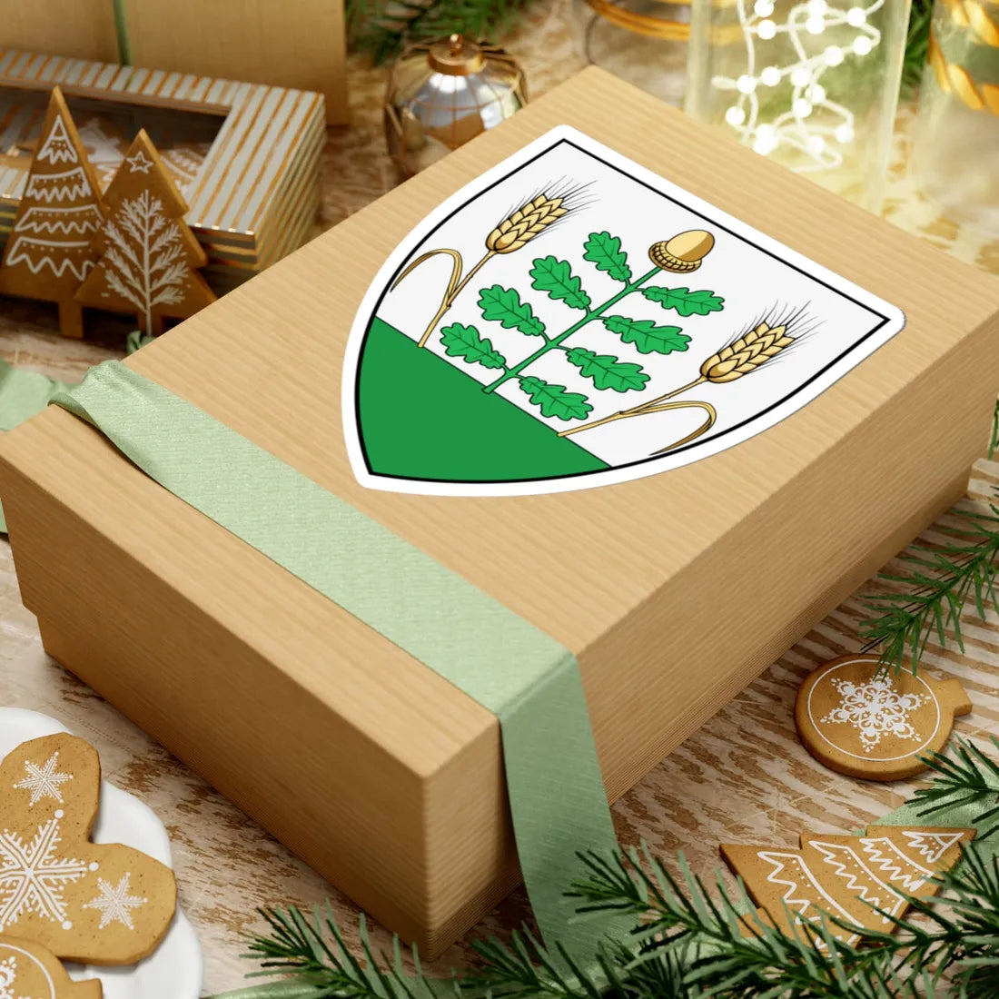 Coa Hungary Town Iván (Hungary) (Coat of Arms) STICKER Vinyl Kiss-Cut Decal - The Sticker Space