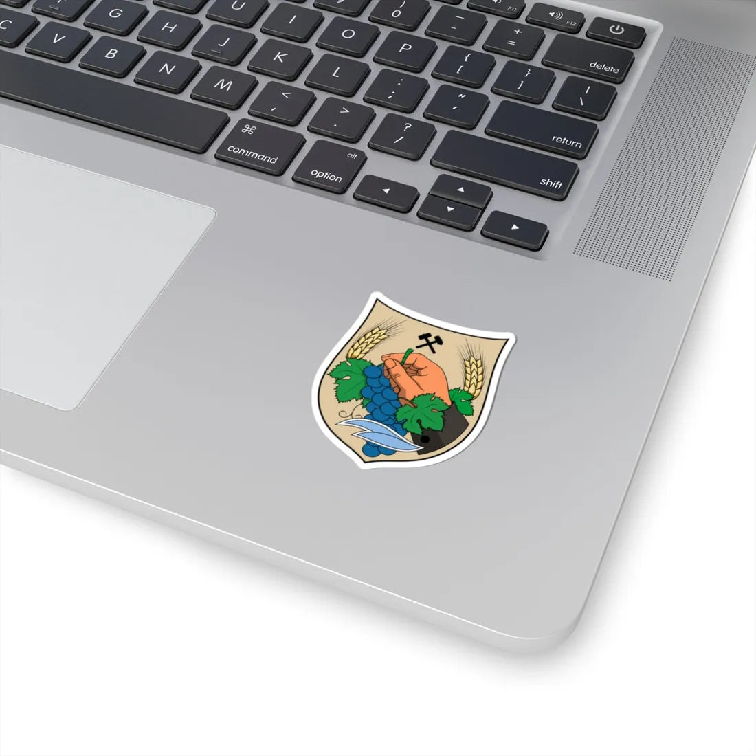 Coa Hungary Town Izsófalva (Hungary) (Coat of Arms) STICKER Vinyl Kiss-Cut Decal - The Sticker Space