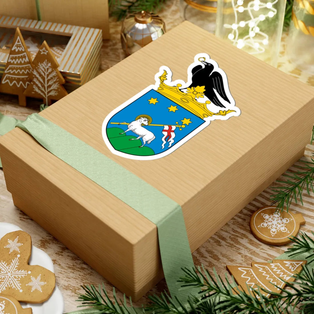 Coa Hungary Town Jánoshalma (Hungary) (Coat of Arms) STICKER Vinyl Kiss-Cut Decal - The Sticker Space