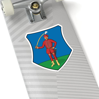 Coa Hungary Town Jánosháza (Hungary) (Coat of Arms) STICKER Vinyl Kiss-Cut Decal - The Sticker Space