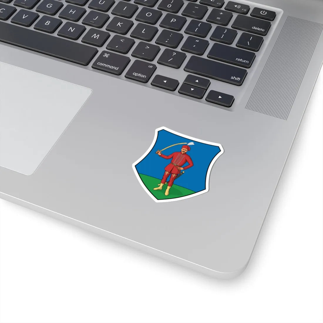 Coa Hungary Town Jánosháza (Hungary) (Coat of Arms) STICKER Vinyl Kiss-Cut Decal - The Sticker Space