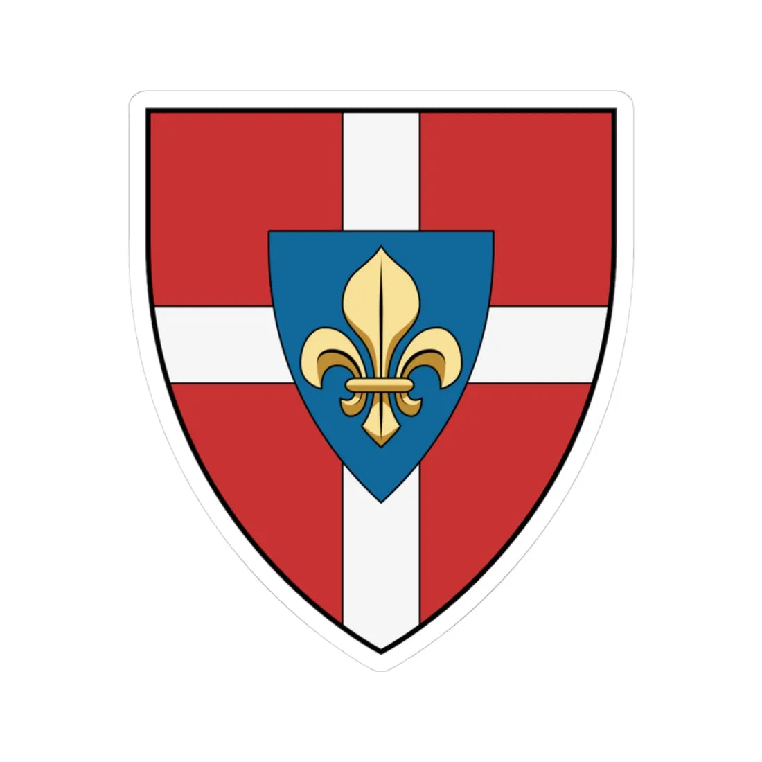 Coa Hungary Town Kaposszerdahely (Hungary) (Coat of Arms) STICKER Vinyl Kiss-Cut Decal 3 Inch White - The Sticker Space