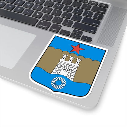 Coa Hungary Town Kaposvár History (Hungary) (Coat of Arms) STICKER Vinyl Kiss-Cut Decal - The Sticker Space