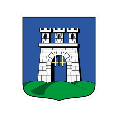 Coa Hungary Town Kaposvár (Hungary) (Coat of Arms) STICKER Vinyl Kiss-Cut Decal 3 Inch White - The Sticker Space