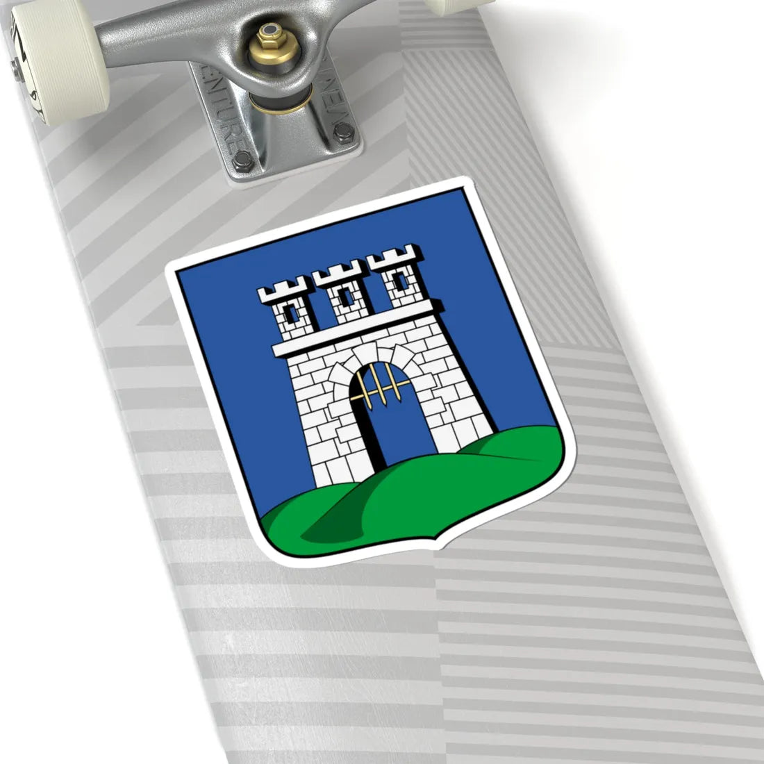 Coa Hungary Town Kaposvár (Hungary) (Coat of Arms) STICKER Vinyl Kiss-Cut Decal - The Sticker Space