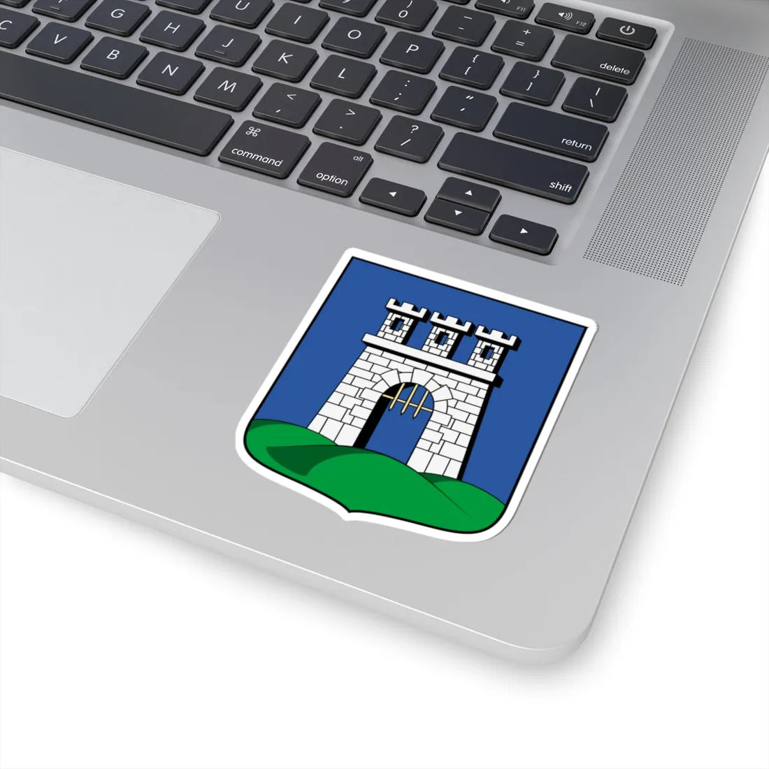 Coa Hungary Town Kaposvár (Hungary) (Coat of Arms) STICKER Vinyl Kiss-Cut Decal - The Sticker Space