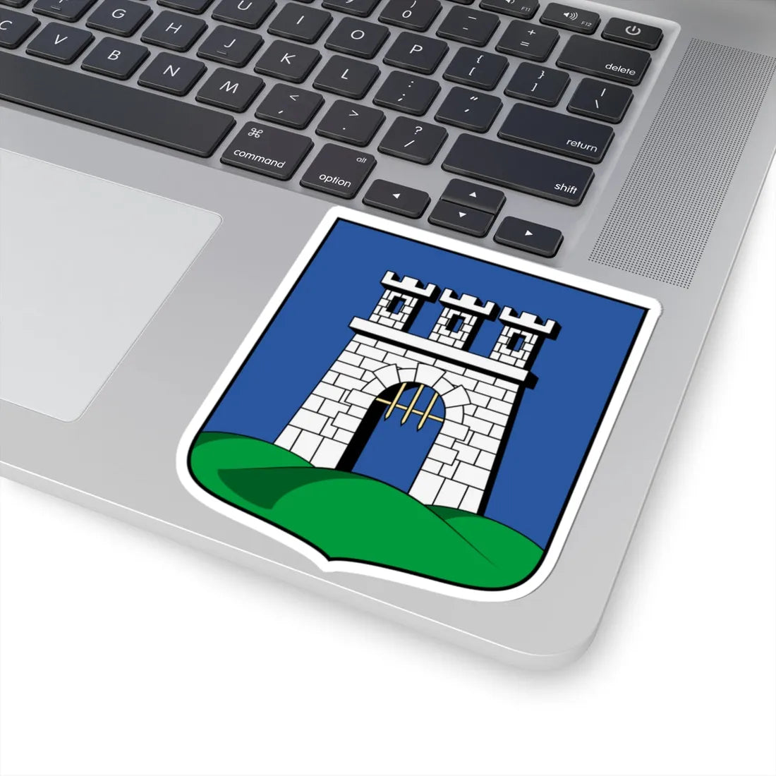 Coa Hungary Town Kaposvár (Hungary) (Coat of Arms) STICKER Vinyl Kiss-Cut Decal - The Sticker Space