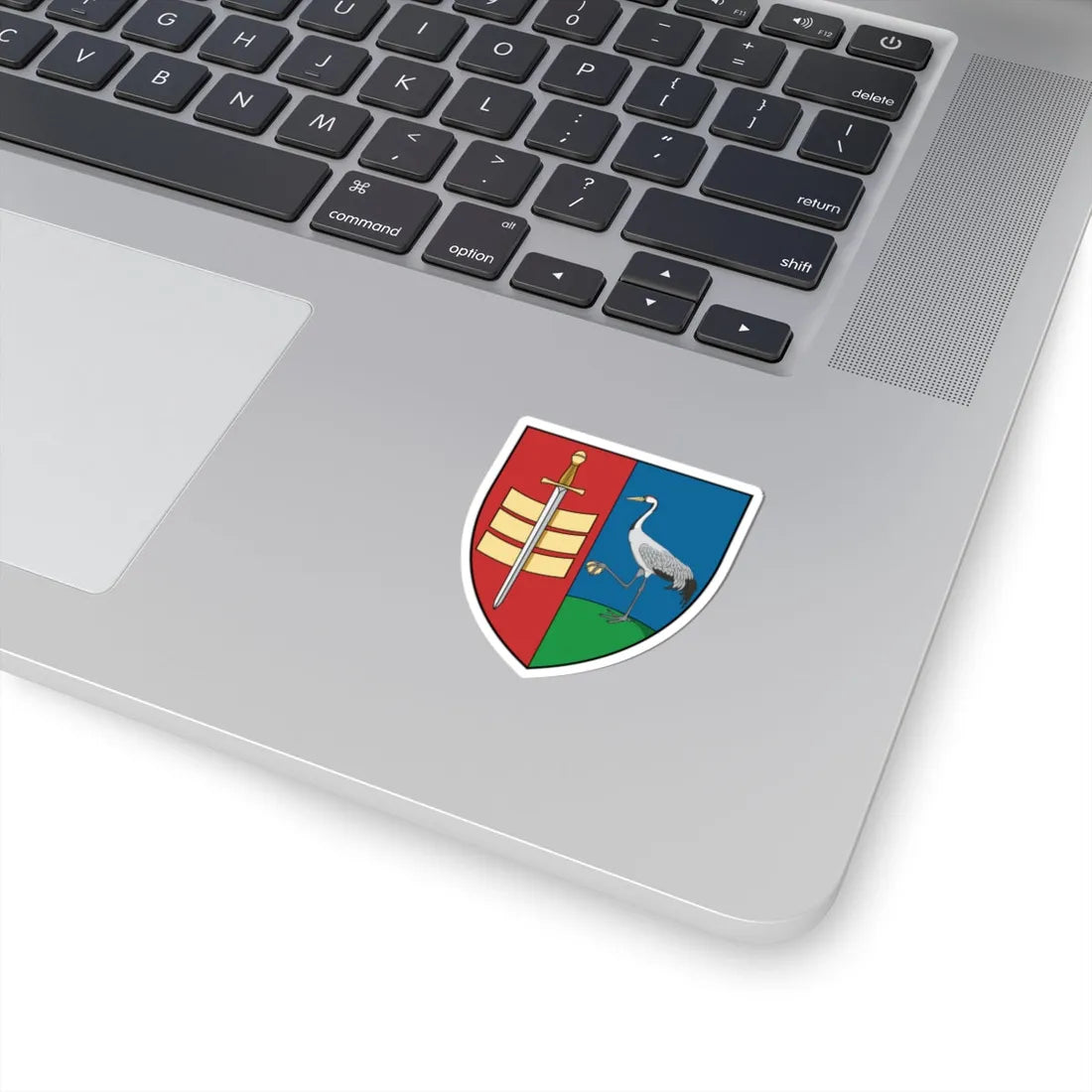 Coa Hungary Town Kardoskút (Hungary) (Coat of Arms) STICKER Vinyl Kiss-Cut Decal - The Sticker Space