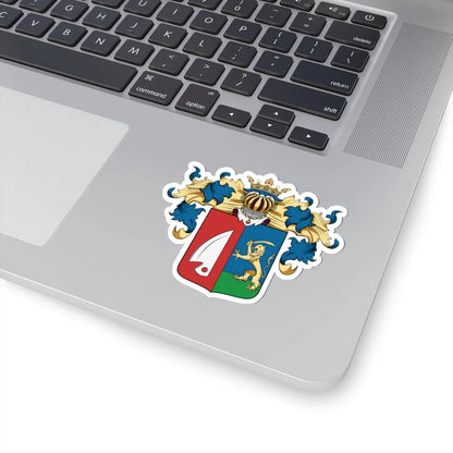 Coa Hungary Town Köcsk big (Hungary) (Coat of Arms) STICKER Vinyl Kiss-Cut Decal - The Sticker Space