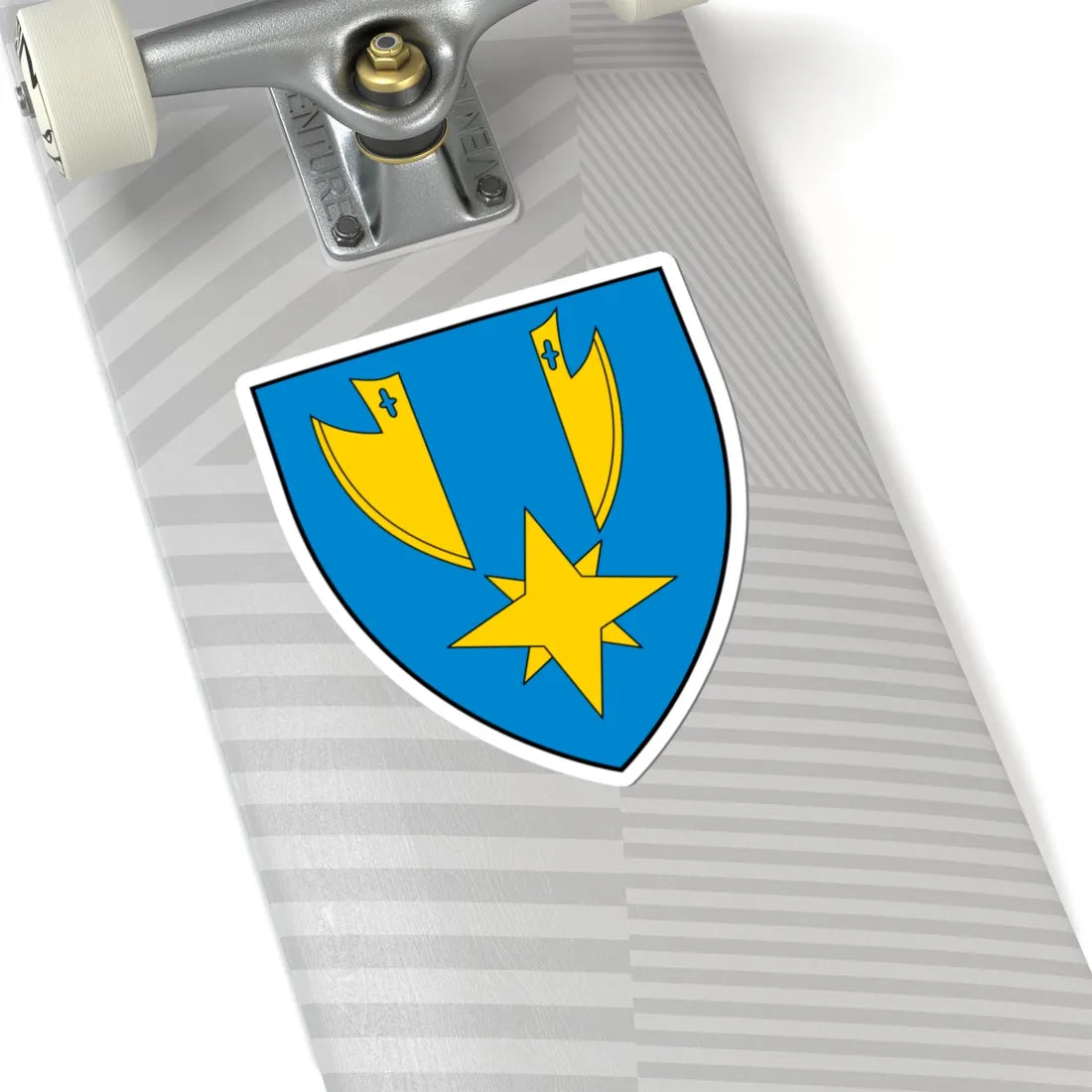 Coa Hungary Town Kelemér (Hungary) (Coat of Arms) STICKER Vinyl Kiss-Cut Decal - The Sticker Space