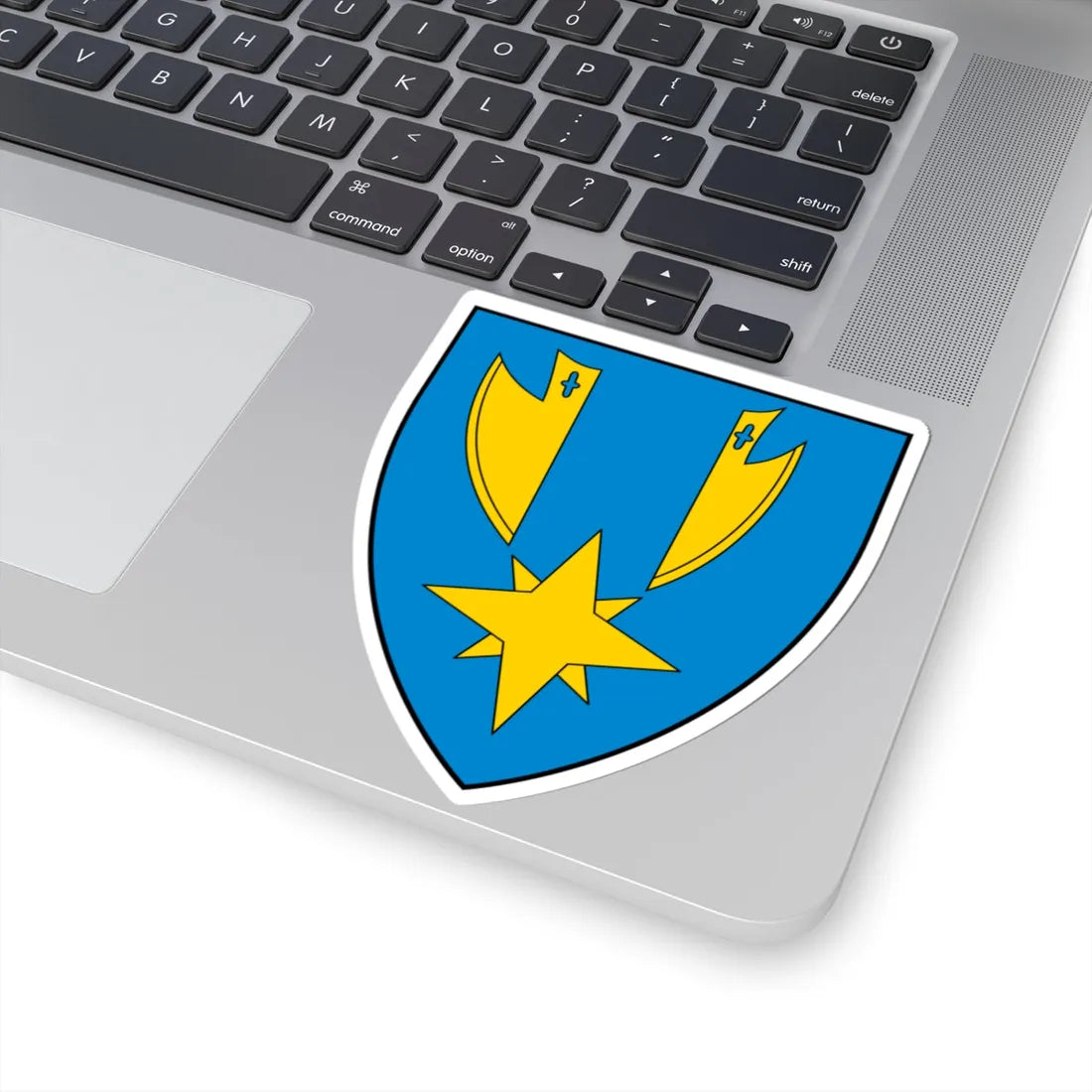 Coa Hungary Town Kelemér (Hungary) (Coat of Arms) STICKER Vinyl Kiss-Cut Decal - The Sticker Space