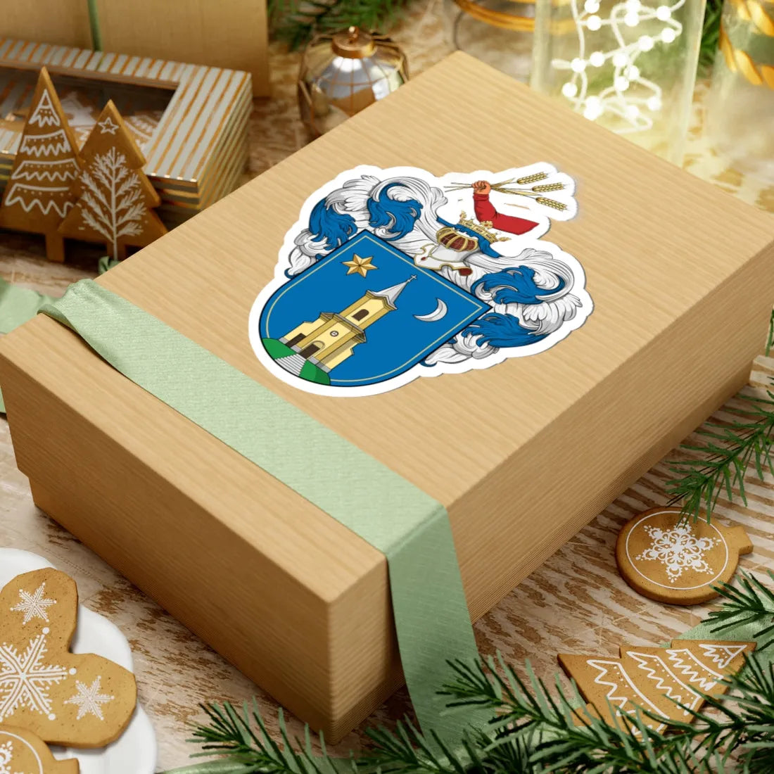 COA Hungary Town Keménfa (Hungary) (Coat of Arms) STICKER Vinyl Kiss-Cut Decal - The Sticker Space