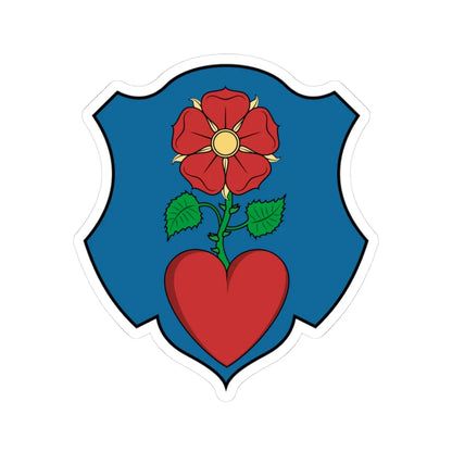 Coa Hungary Town Kemse (Hungary) (Coat of Arms) STICKER Vinyl Kiss-Cut Decal 3 Inch White - The Sticker Space