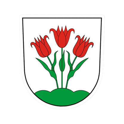 Coa Hungary Town Kercseliget (Hungary) (Coat of Arms) STICKER Vinyl Kiss-Cut Decal 2 Inch White - The Sticker Space