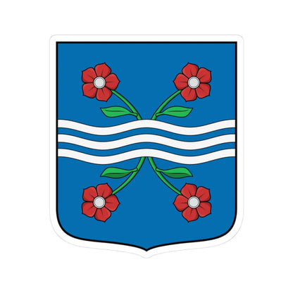 Coa Hungary Town Kimle (Hungary) (Coat of Arms) STICKER Vinyl Kiss-Cut Decal 3 Inch White - The Sticker Space