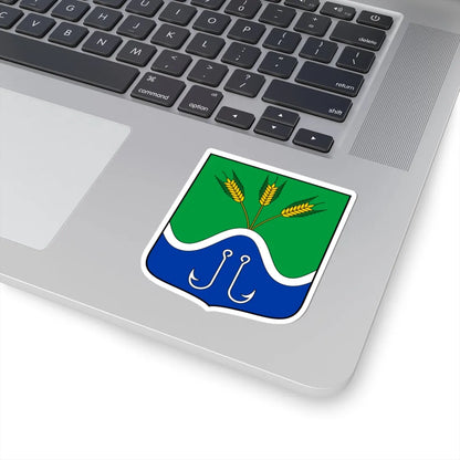 Coa Hungary Town Kiscsécs (Hungary) (Coat of Arms) STICKER Vinyl Kiss-Cut Decal - The Sticker Space