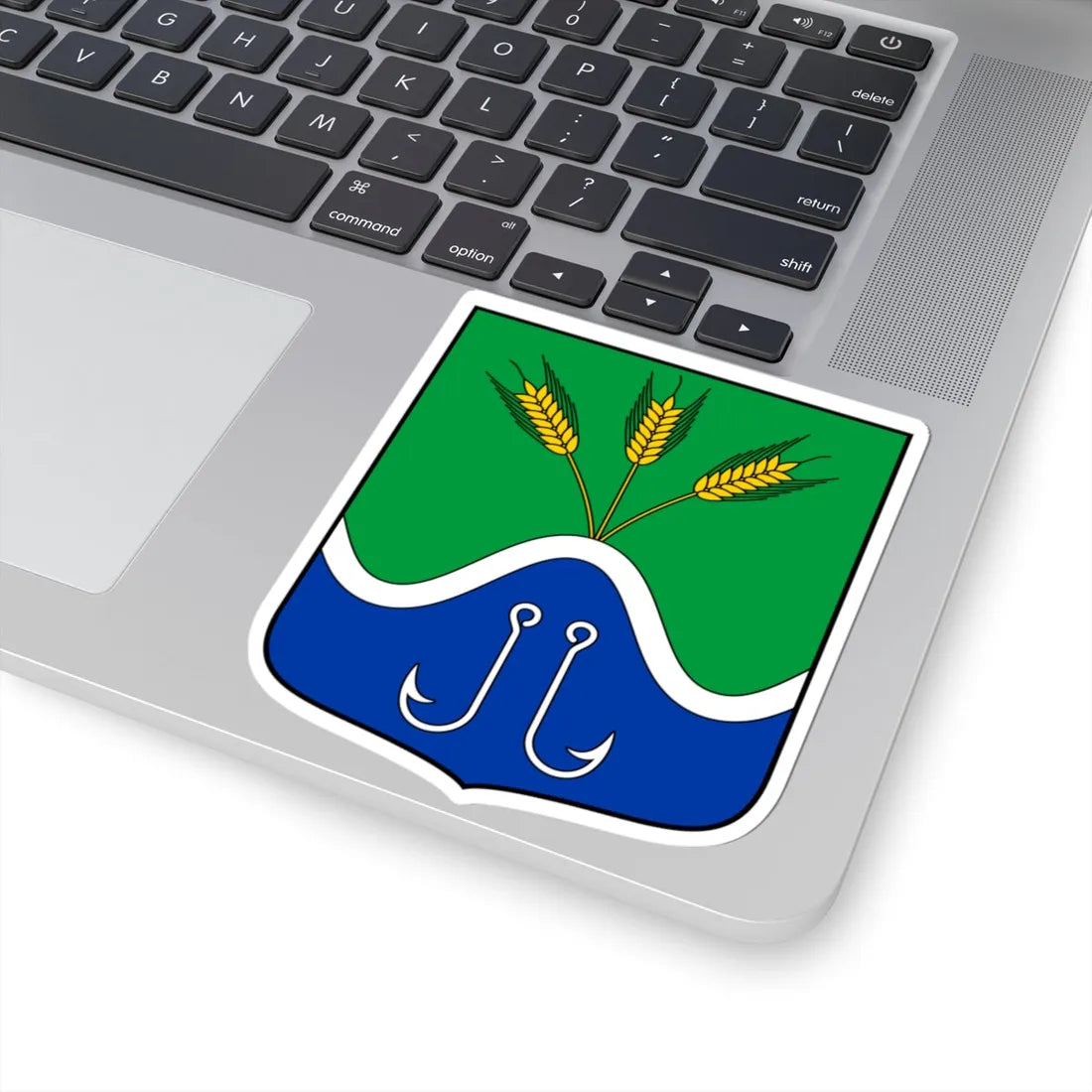 Coa Hungary Town Kiscsécs (Hungary) (Coat of Arms) STICKER Vinyl Kiss-Cut Decal - The Sticker Space