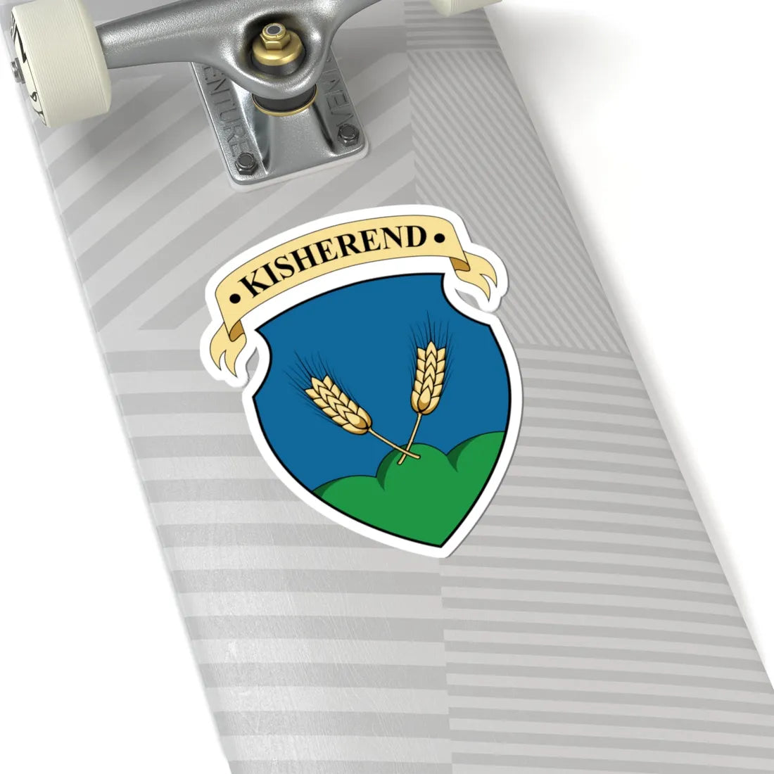 Coa Hungary Town Kisherend big (Hungary) (Coat of Arms) STICKER Vinyl Kiss-Cut Decal - The Sticker Space